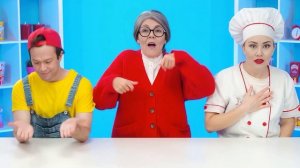 Кулинарный Челлендж# Я против Бабушки # Сумасшедший Челлендж от Toon Toon