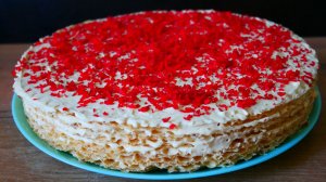 Вафельный торт со сгущенкой рецепт КАК В ДЕТСТВЕ