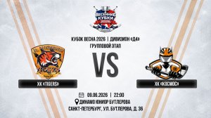 ХК «Tigers» - ХК «Космос» | 09.06.2026