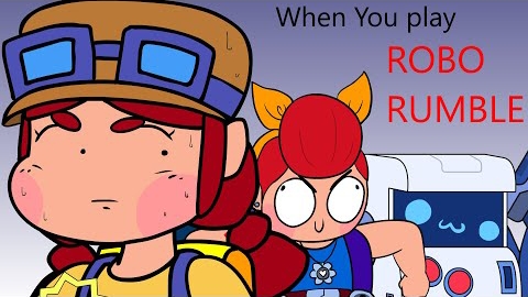 BRAWLSTARS ANIMATION WHEN YOU PLAY ROBO RUMBLE