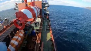 Отработка действий по оказанию помощи аварийной подлодке в Баренцевом море