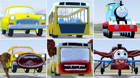 МУЛЬТФИЛЬМ ПОЖИРАТЕЛЬ АВТОМОБИЛЕЙ ПРОТИВ ПОЖИРАТЕЛЯ АВТОБУСА ПРОТИВ ЗАРАЖЕННОГО ТОМАСА