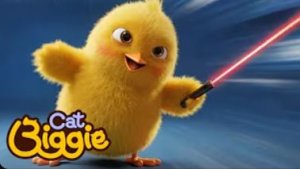 #CAT BIGGIE - КОГДА КРОШЕЧНЫЙ ЦЫПЛЕНОК НАНОСИТ УДАР... БЕЗУМИЕ С ЛАЗЕРНОЙ УКАЗКОЙ!