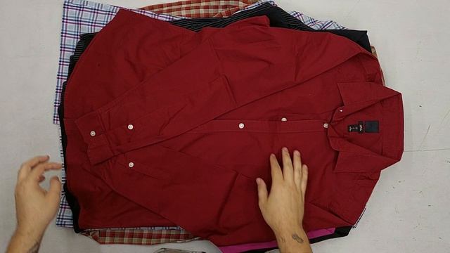 Рубашки мужские летние, много брендовых секонд оптом 4 пак