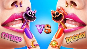Преображение одного цвета челлендж! Catnap vs Dogday! Poppy Playtime 3
