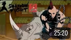 Носорог заступается за птичку. #shadowfight2 #игры