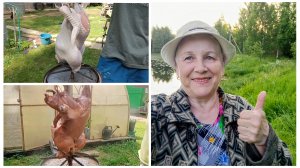 «Жизнь на пенсии».. Коптили курочку.)) Прокатилась по памятным местам.