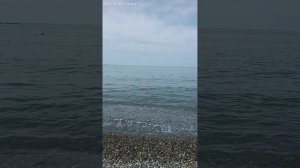 Адлер. Море. Пляж Огонек 2. Июнь 2026 года.