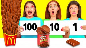 100 Слоев Еды Челлендж # Сумасшедшие Кулинарные Идеи от TeenTeam Challenge