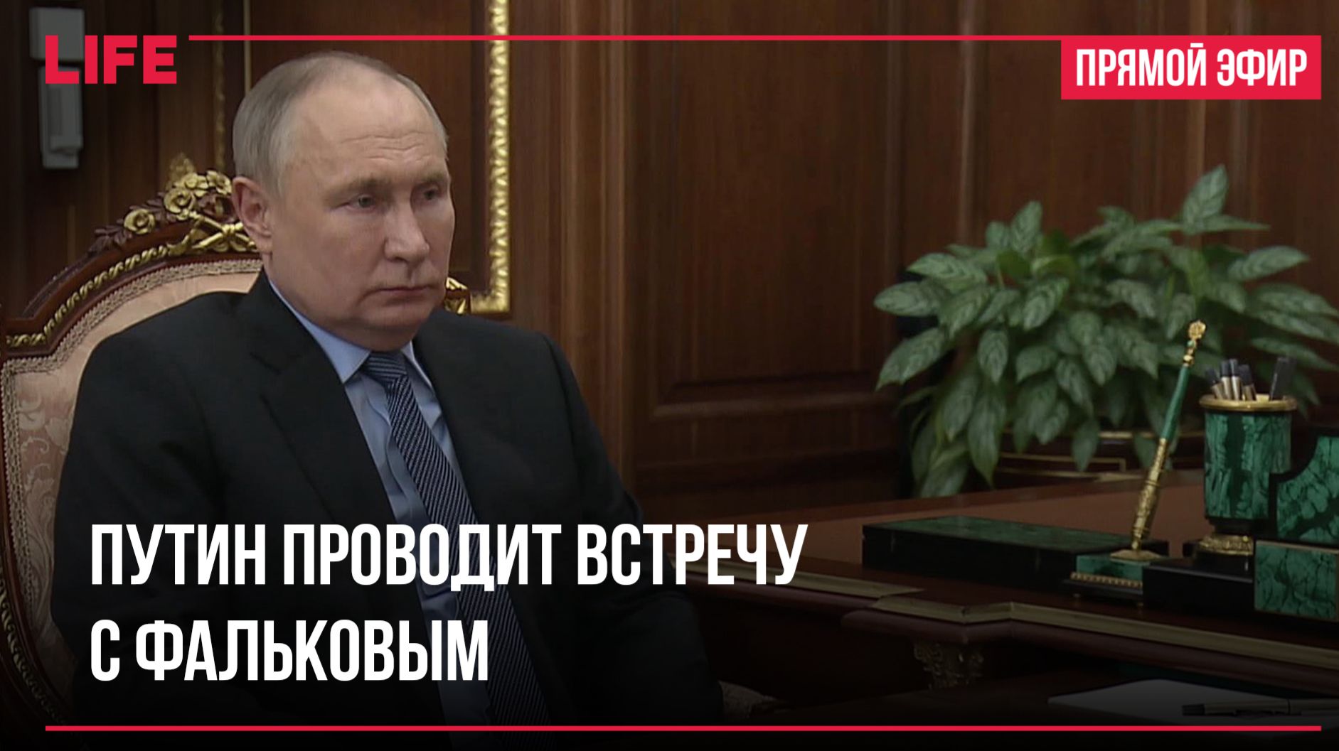 Путин проводит встречу с Фальковым