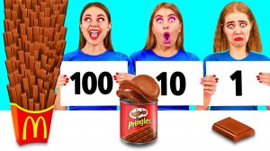 100 Слоев Еды Челлендж # Фантастические Лайфхаки с Едой от TeenTeam Challenge