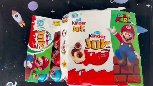 Распаковка kinder joy super Mario распаковка киндер джой Марио смотреть онлайн