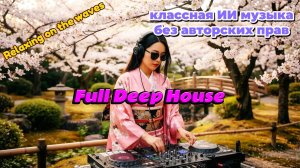 Relaxing on the waves. Фоновая ИИ музыка Deep house без авторских прав для видео.