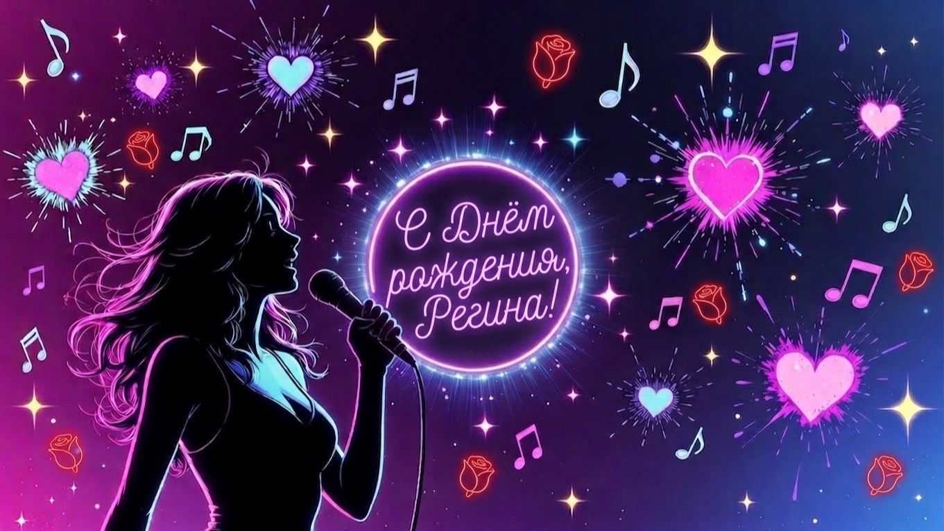 С Днём рождения, Регина! 🎉#Remix #SunoAl #Original #ПопНаSuno #AIMузыка  #красивыепоздравления