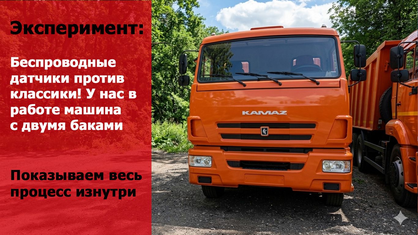 Ставим 3 ДУТ в Shacman