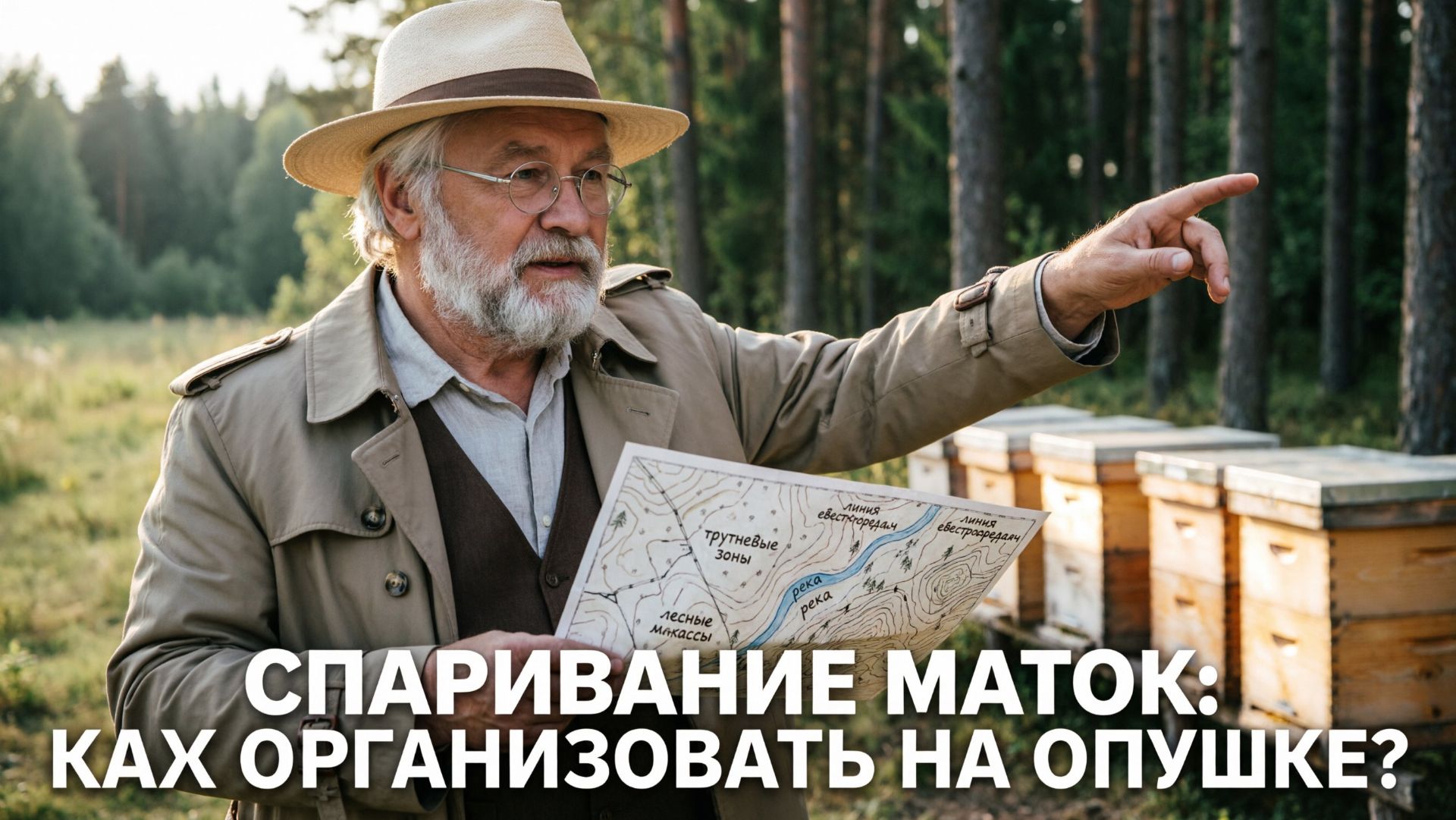 Контролируемое спаривание маток на опушке леса: возможно ли? Отвечает профессор Кашковский 🐝🌲