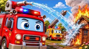 Пожарные машины в деле 😱 Успеют ли потушить все пожары? 🚒🔥