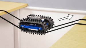 Сборка автомобиля LEGO по нестабильным цепным мостам #Умное Лего