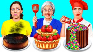 Кулинарный Челлендж# Я против Бабушки # Вкусные Кухонные Рецепты от Fun Teen