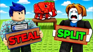 Я Украл Самого Редкого Развратителя Мозгов в игре Split OR Steal Brainrot в Roblox...