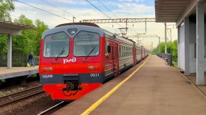ЭД4М 0031 сообщением Гатчина-Балтийская - Санкт-Петербург на пл. Дачное