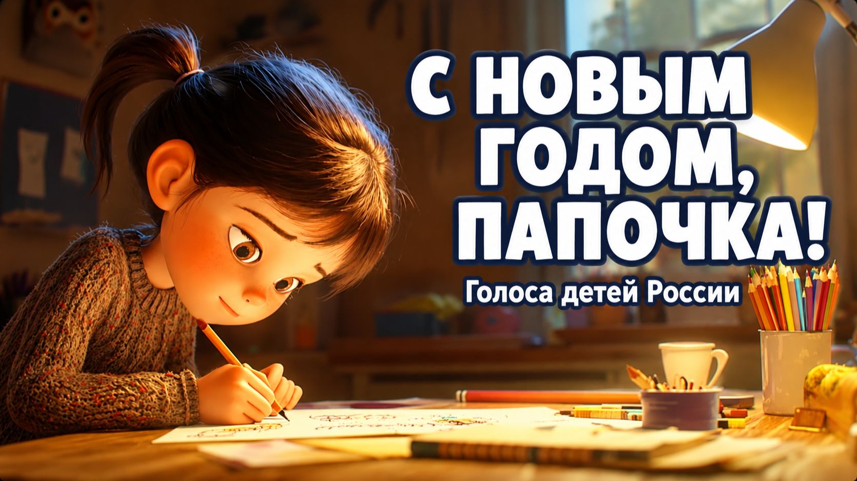 Социальный анимационный проект «С новым годом, папочка»