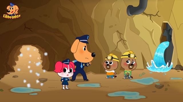 Будьте осторожны с водопроводными трубами! Безопасность детей 🔍Новый мультик Шериф Лабрадор смотреть онлайн