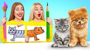 Кто Лучше Нарисует Предмет, Получит Его # Битвы с Едой от Multi DO Challenge