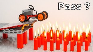 🔥 Машинка LEGO против пожарных препятствий!Сможет ли он совершить прыжок##Умное Лего