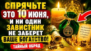 Спрячьте это 10 июня и ни один завистник не заберёт ваше богатство.