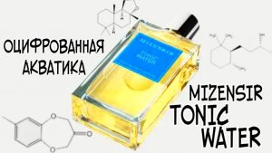 😲ОЦИФРОВАННАЯ АКВАТИКА🌊 | MIZENSIR TONIC WATER (2023) - вот это интересно! знакомство и обзор