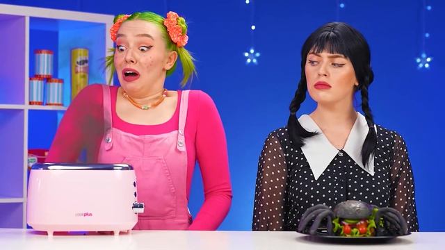 Большая, Средняя или Маленькая Тарелка Челлендж # Удивительные Кухонные Рецепты Jelly DO Challenge смотреть онлайн