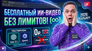 Бесплатный ИИ-видео в браузере: Veo 3.1 и Qwen — честный тест 2026