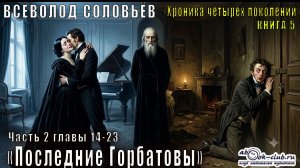 Всеволод Соловьёв «Хроника четырёх поколений» кн. 5 «Последние Горбатовы» часть 2, главы 14–23