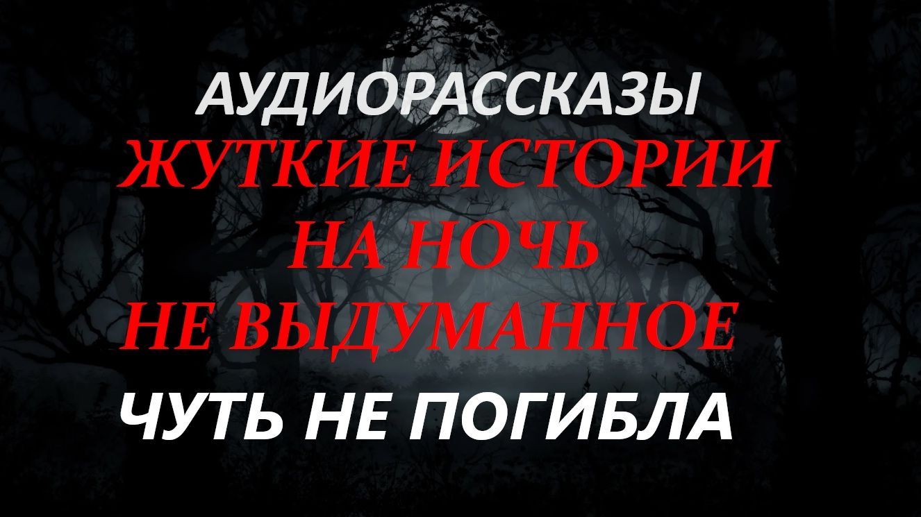 СТРАШНЫЕ РАССКАЗЫ НА НОЧЬ-ЧУТЬ НЕ ПОГИБЛА