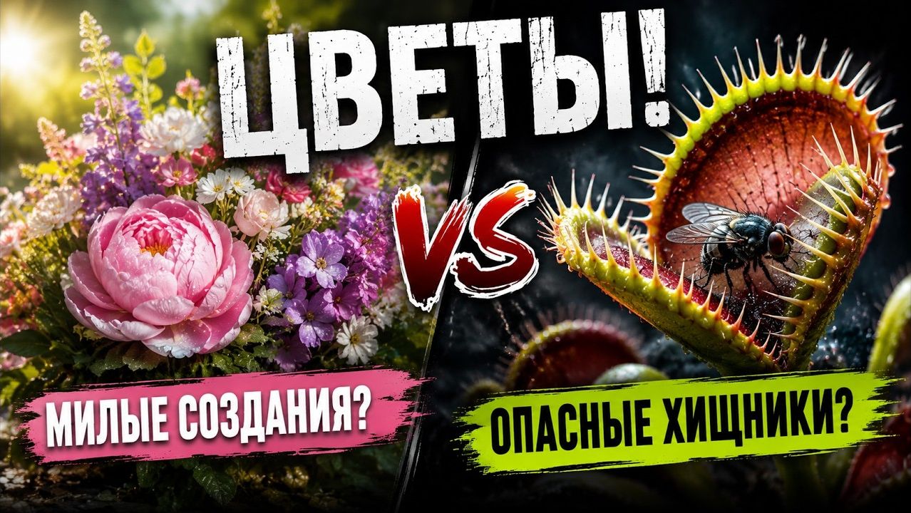 Цветы ! Милые создания или опасные хищники