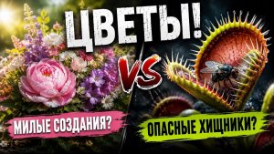 Цветы ! Милые создания или опасные хищники