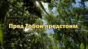 Пред Тобой предстоим (Караоке)