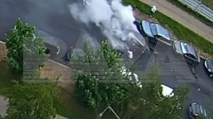 ‼️🇷🇺💥 Автомобиль взорвался в подмосковной Балашихе, водитель погиб !!!