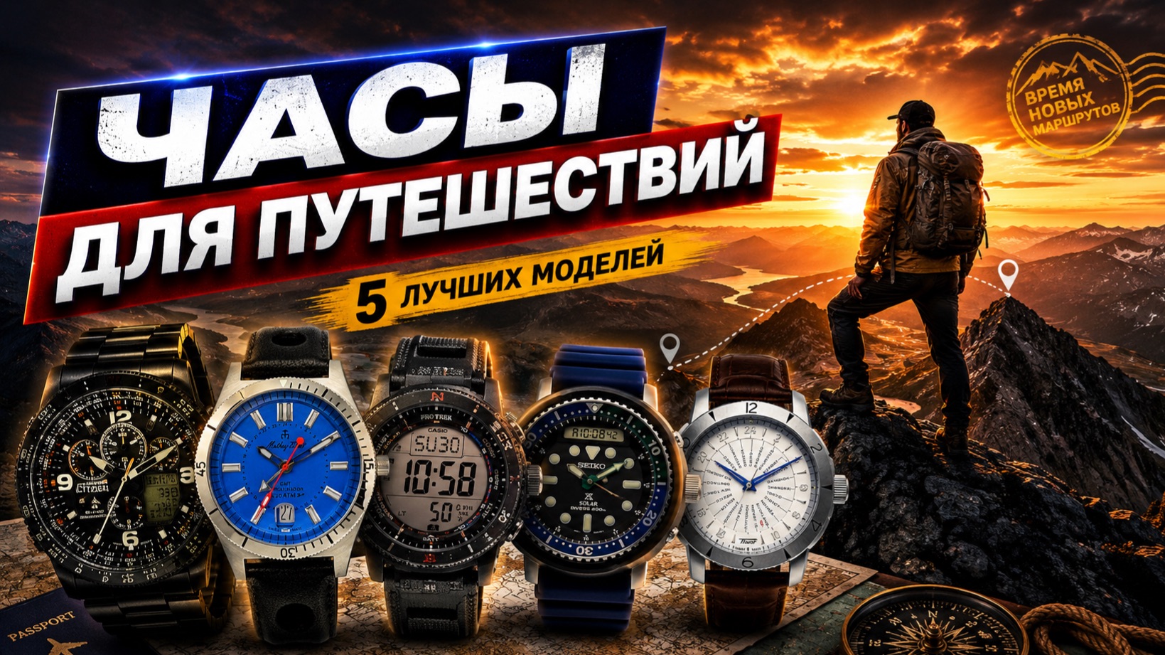 ЧАСЫ ДЛЯ ПУТЕШЕСТВИЙ:Casio,Citizen,Seiko,Tissot и Mathey-Tissot + рубрика «МЫ РАЗБИРАЕМСЯ». AllTime смотреть онлайн