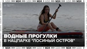 Москвичи и туристы могут покататься на сапбордах в нацпарке «Лосиный остров» - Москва 24