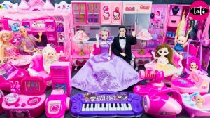 Играем в игрушки из мультика принцесса кукла Барби. Мультфильм для детей. ASMR АСМР
