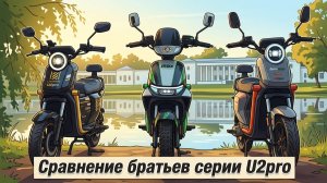 Обзор сравнение электроскутеров Siberton U2 pro, Wenbox U2 pro, Maikaolin M18