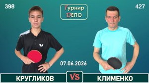Кругликов - Клименко (07.06.2026)