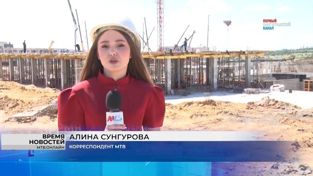 В Волгограде залили монолитные перекрытия будущей школы-тысячника