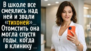 В школе все смеялись над ней и называли тихоней. А отомстить она могла спустя годы, когда в клинику