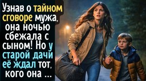 Узнав о тайном сговоре мужа, она ночью сбежала с сыном! Но у старой дачи её ждал тот, кого она ...