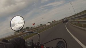 Motoland legend 300. Еду по развязкам, поворот направо
