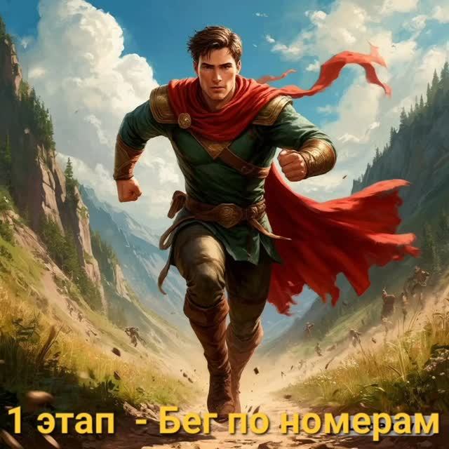 Детское спортивное шоу "Сильнейший" 2 сезон серия 1 испытание бег по номерам.