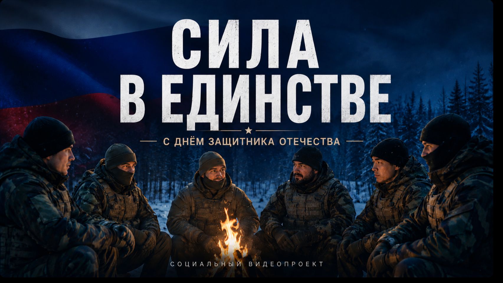 Социальный проект, созданный ко Дню защитника Отечества